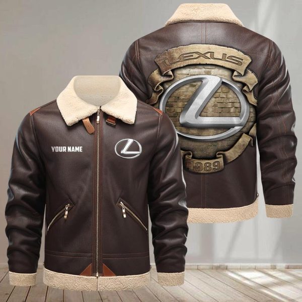 Lexus Leather Jacket VDFURLJK026 - Image 2