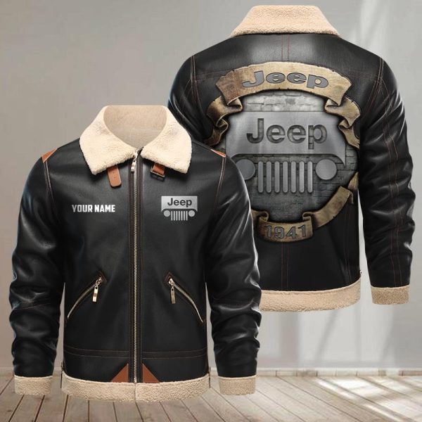 Jeep Leather Jacket VDFURLJK005