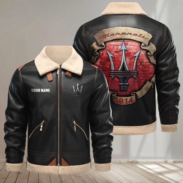 Maserati Leather Jacket VDFURLJK047