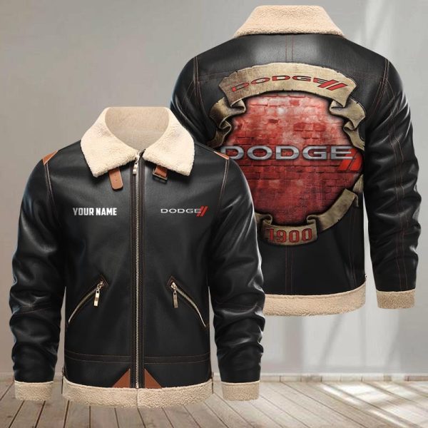 Dodge Leather Jacket VDFURLJK014