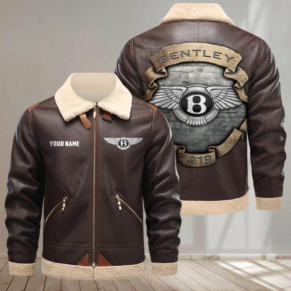 Bentley Leather Jacket VDFURLJK055 - Image 2