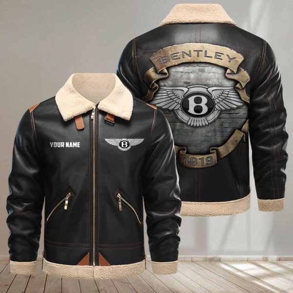 Bentley Leather Jacket VDFURLJK055