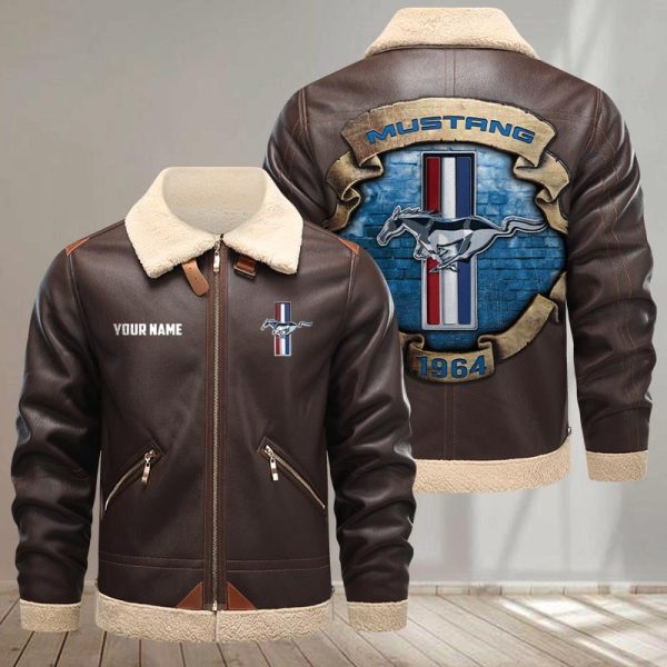 Ford-Mustang Leather Jacket VDFURLJK002 - Image 2