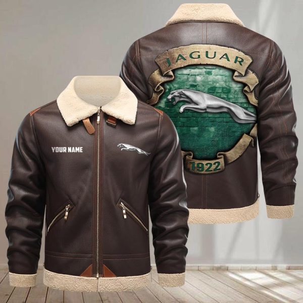 Jaguar Leather Jacket VDFURLJK069 - Image 2