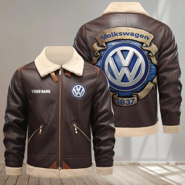 Volkswagen Leather Jacket VDFURLJK010 - Image 2