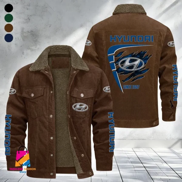 Hyundai Fleece Jacket VDFJ004 - Image 3
