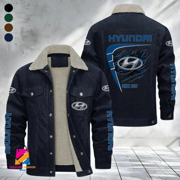 Hyundai Fleece Jacket VDFJ004 - Image 4