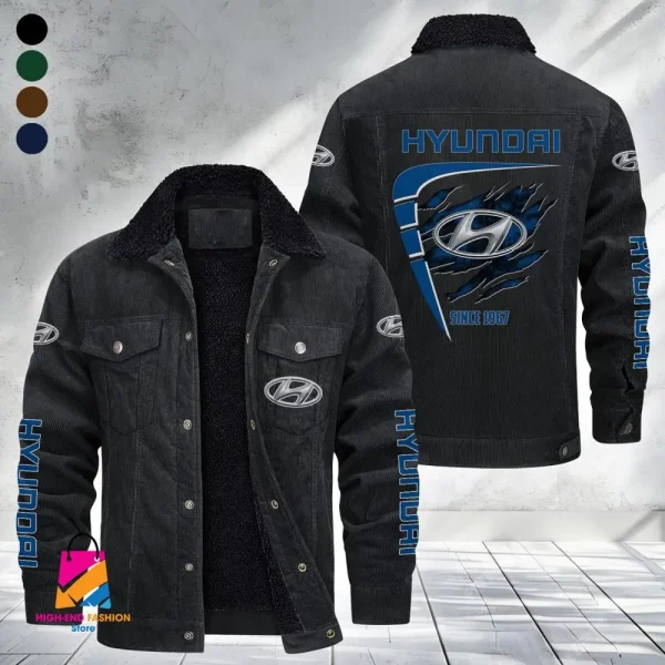 Hyundai Fleece Jacket VDFJ004 - Image 6