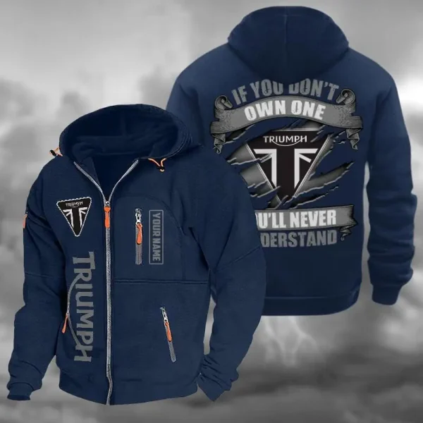 Triumph Hooded Cardigan Zip Hoodie VD2DZH046 - Image 3