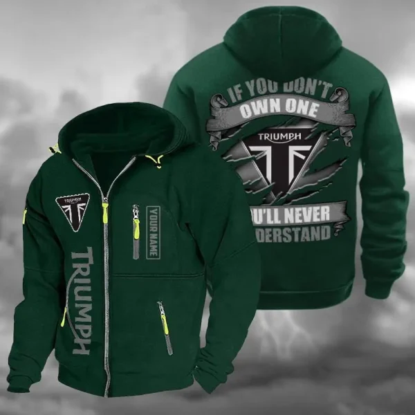 Triumph Hooded Cardigan Zip Hoodie VD2DZH046 - Image 4