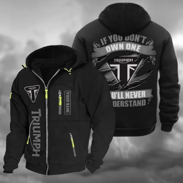 Triumph Hooded Cardigan Zip Hoodie VD2DZH046 - Image 6
