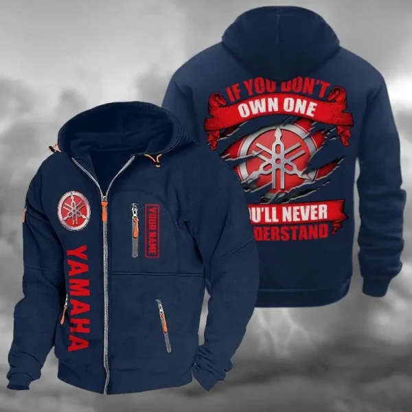 Yamaha Hooded Cardigan Zip Hoodie VD2DZH059 - Image 3