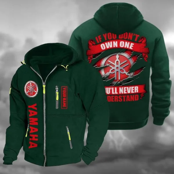 Yamaha Hooded Cardigan Zip Hoodie VD2DZH059 - Image 4