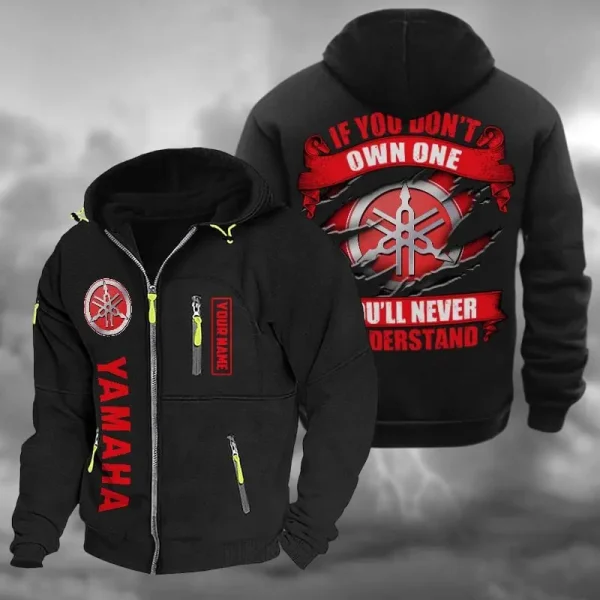 Yamaha Hooded Cardigan Zip Hoodie VD2DZH059 - Image 6