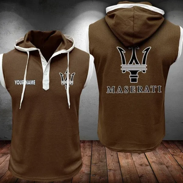 Maserati Sleeveless Vest Hooded CBWSLVH001 - Image 3