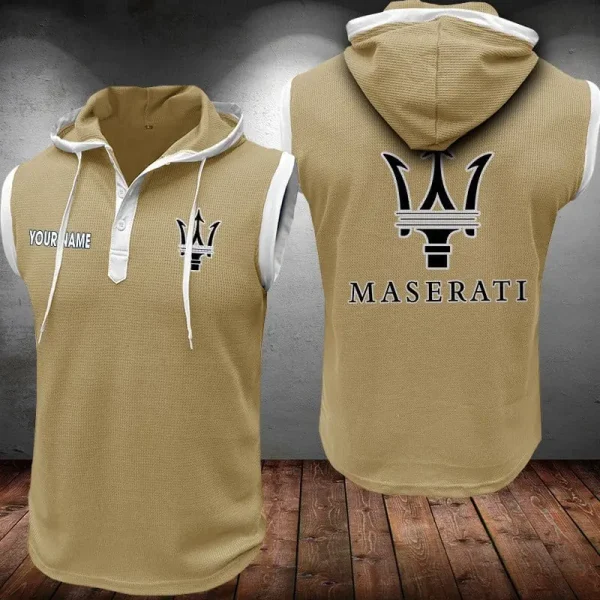 Maserati Sleeveless Vest Hooded CBWSLVH001 - Image 4