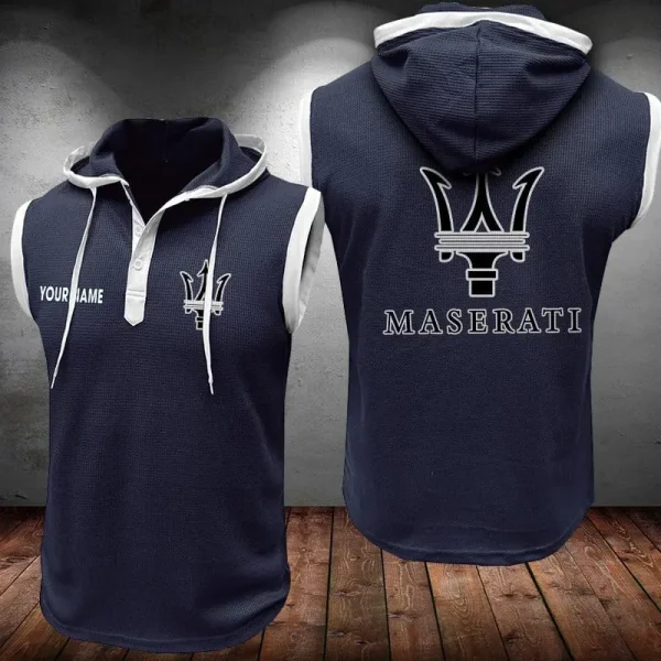 Maserati Sleeveless Vest Hooded CBWSLVH001 - Image 6
