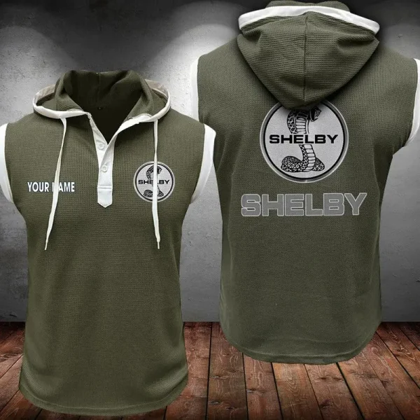 Ford Shelby Sleeveless Vest Hooded CBWSLVH003