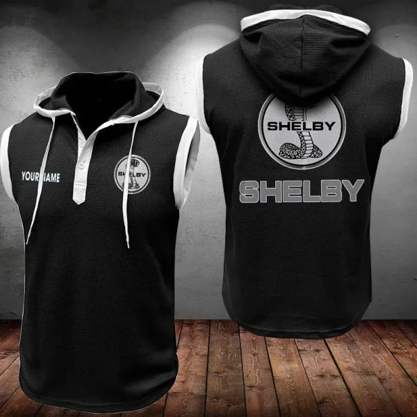 Ford Shelby Sleeveless Vest Hooded CBWSLVH003 - Image 11