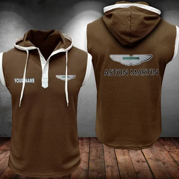 ASTON MARTIN Sleeveless Vest Hooded CBWSLVH005 - Image 2