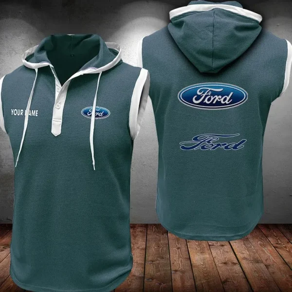 Ford Sleeveless Vest Hooded CBWSLVH009 - Image 2