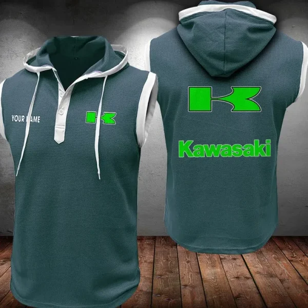 Kawasaki Sleeveless Vest Hooded CBWSLVH018