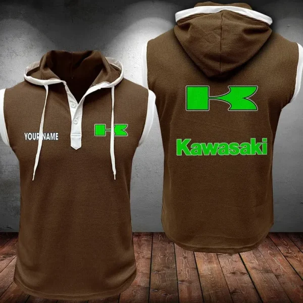 Kawasaki Sleeveless Vest Hooded CBWSLVH018 - Image 2
