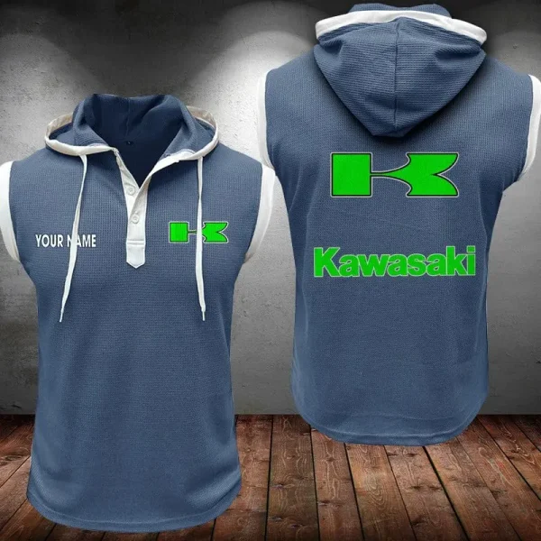 Kawasaki Sleeveless Vest Hooded CBWSLVH018 - Image 4