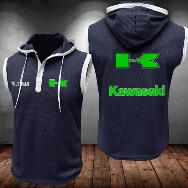 Kawasaki Sleeveless Vest Hooded CBWSLVH018 - Image 5
