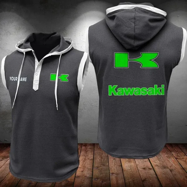 Kawasaki Sleeveless Vest Hooded CBWSLVH018 - Image 7