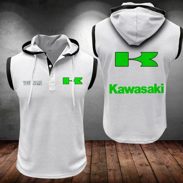 Kawasaki Sleeveless Vest Hooded CBWSLVH018 - Image 9