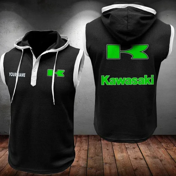 Kawasaki Sleeveless Vest Hooded CBWSLVH018 - Image 10