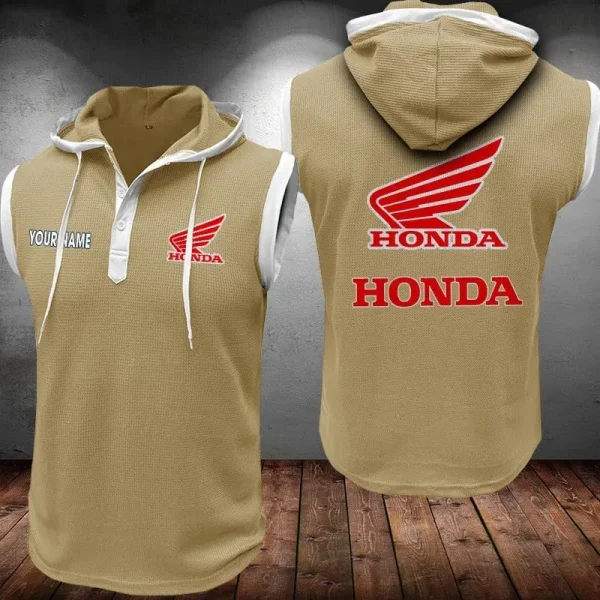 Honda Motorcycle Sleeveless Vest Hooded CBWSLVH020 - Image 4