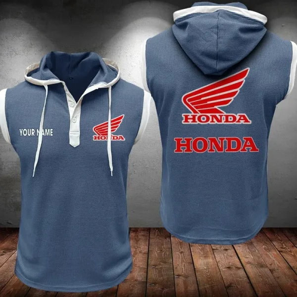 Honda Motorcycle Sleeveless Vest Hooded CBWSLVH020 - Image 5