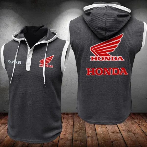Honda Motorcycle Sleeveless Vest Hooded CBWSLVH020 - Image 7