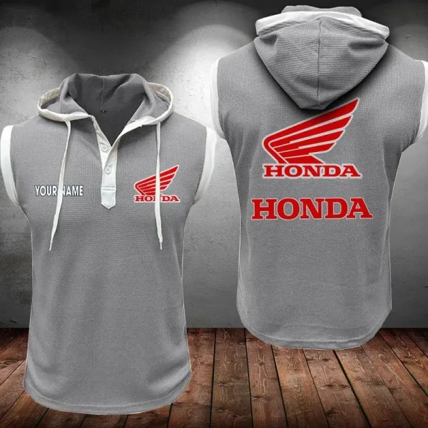 Honda Motorcycle Sleeveless Vest Hooded CBWSLVH020 - Image 8