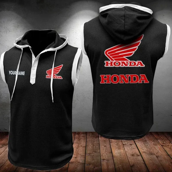 Honda Motorcycle Sleeveless Vest Hooded CBWSLVH020 - Image 10