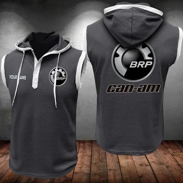 BRP-Can am Sleeveless Vest Hooded CBWSLVH029
