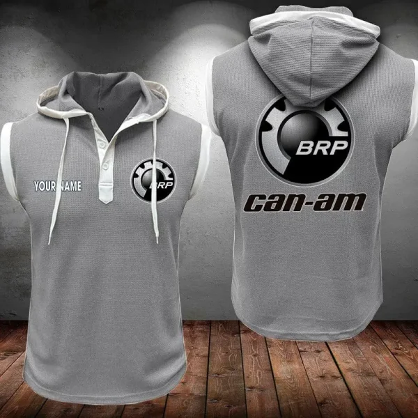 BRP-Can am Sleeveless Vest Hooded CBWSLVH029 - Image 9