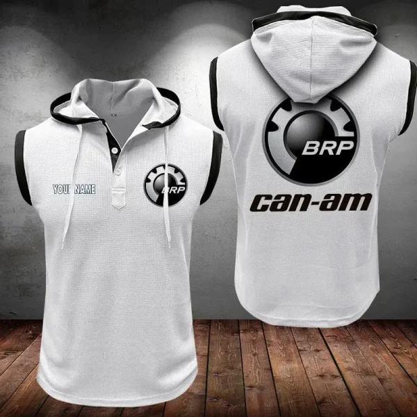 BRP-Can am Sleeveless Vest Hooded CBWSLVH029 - Image 10
