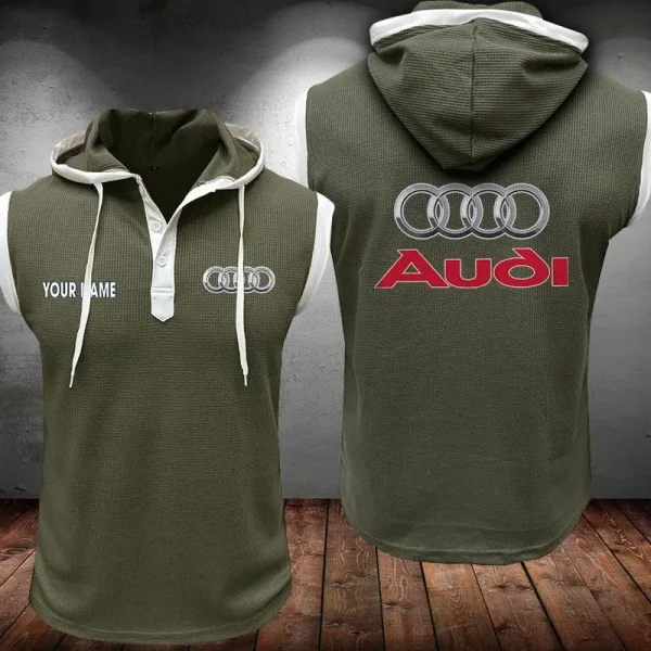 Audi Sleeveless Vest Hooded CBWSLVH034
