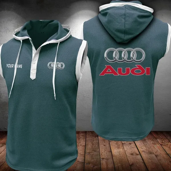 Audi Sleeveless Vest Hooded CBWSLVH034 - Image 2