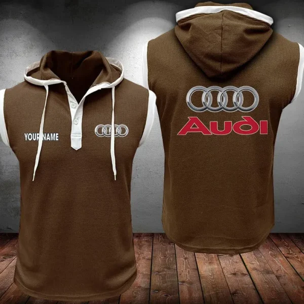 Audi Sleeveless Vest Hooded CBWSLVH034 - Image 3