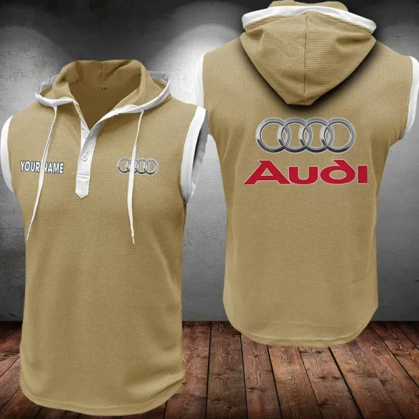 Audi Sleeveless Vest Hooded CBWSLVH034 - Image 4