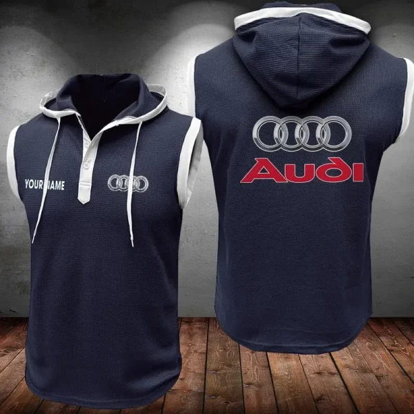 Audi Sleeveless Vest Hooded CBWSLVH034 - Image 6