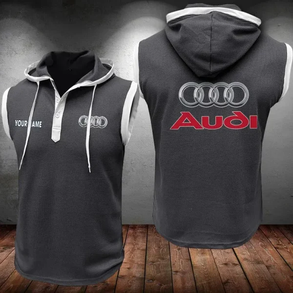 Audi Sleeveless Vest Hooded CBWSLVH034 - Image 7
