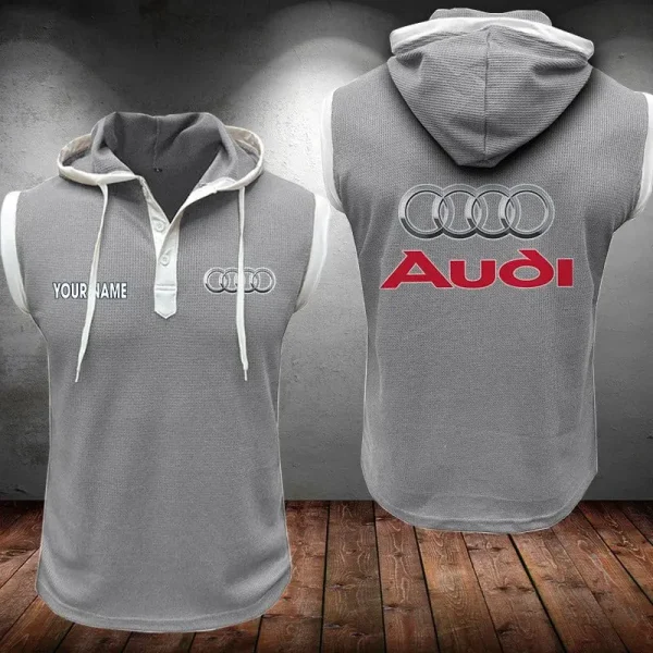 Audi Sleeveless Vest Hooded CBWSLVH034 - Image 8