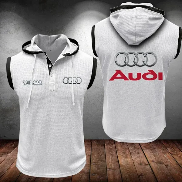 Audi Sleeveless Vest Hooded CBWSLVH034 - Image 9