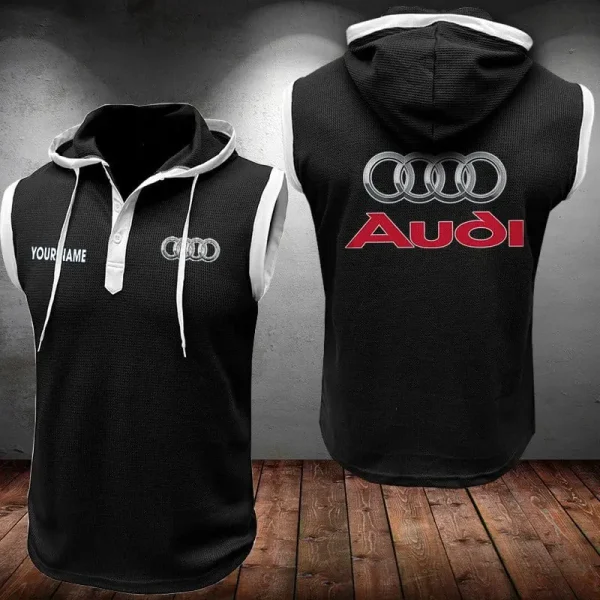 Audi Sleeveless Vest Hooded CBWSLVH034 - Image 10