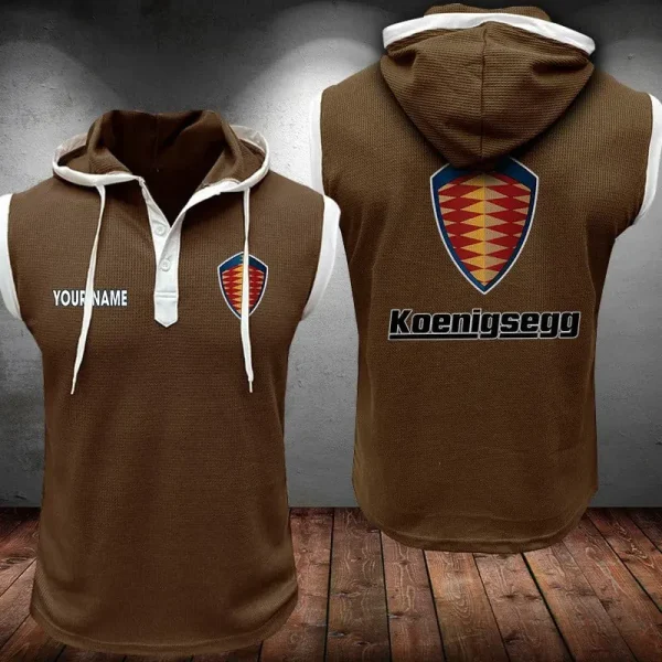 Koenigsegg Sleeveless Vest Hooded CBWSLVH040 - Image 3